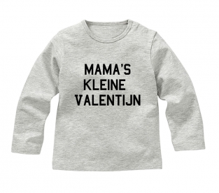 Romper met mama's kleine valentijn tekst